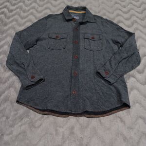 Cooper Jones Mens Size M Gray Long Sleeve Button Up Shirt